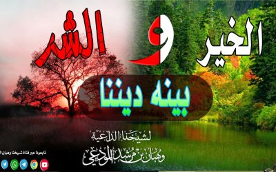الخير والشر بينه ديننا 